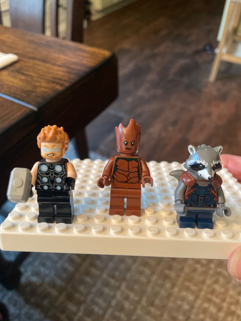 Lego Thor, Rocket Raccoon, & Groot mini figures - Picture 8 of 12
